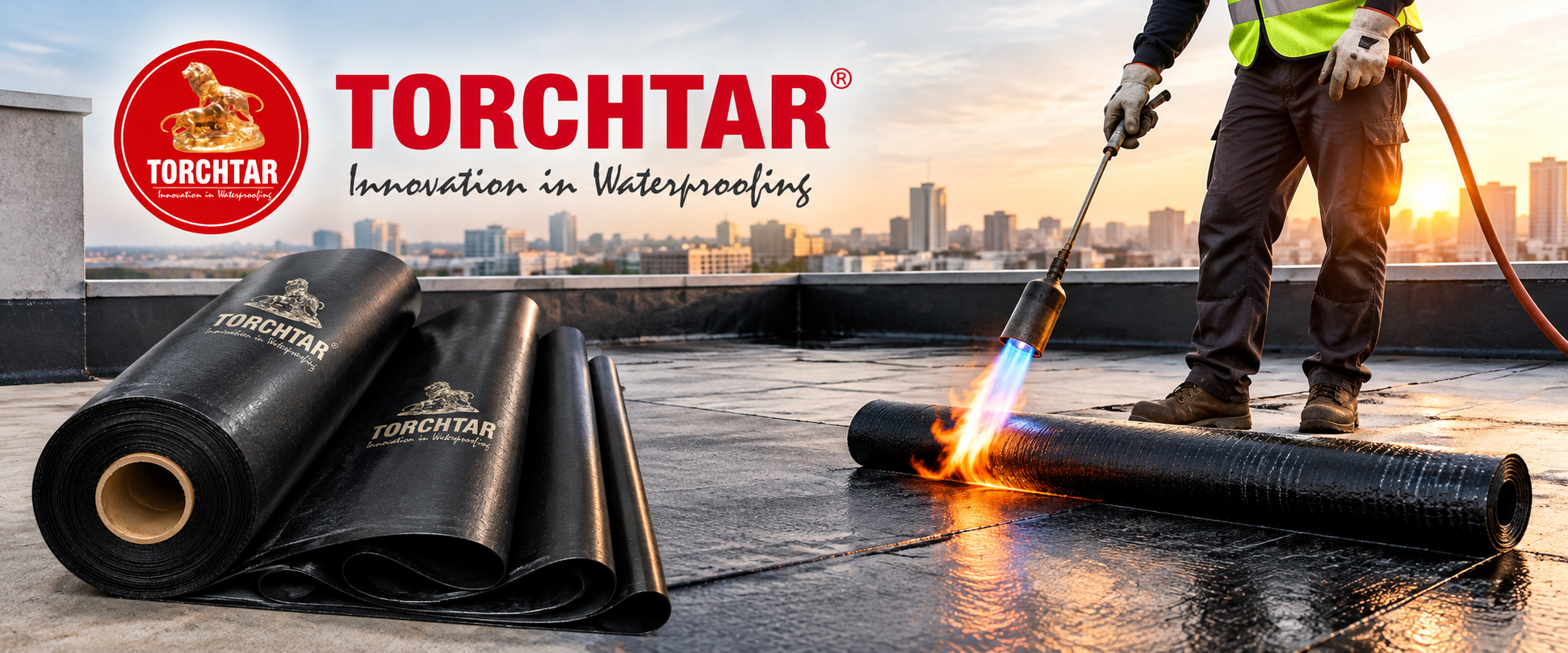 Torchtar waterproofing membranes