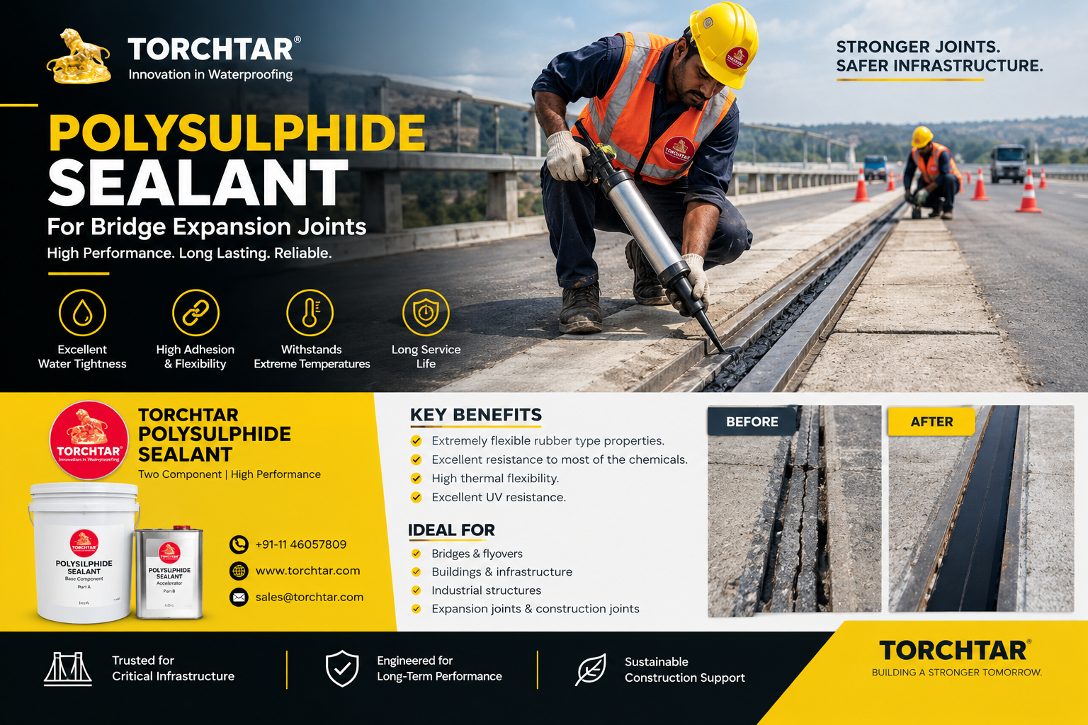 Torchtar polysulphide joint sealant